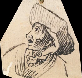 Grotesque Male Head